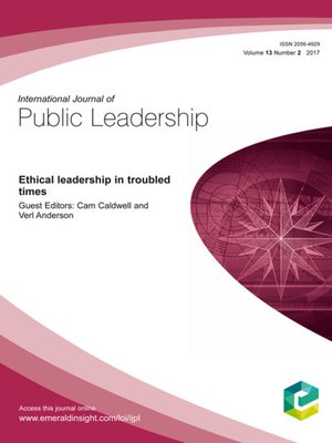 cover image of International Journal of Public Leadership, Volume 13, Number 2